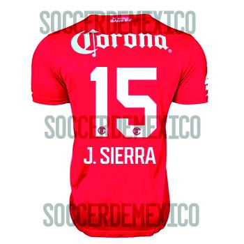 Jersey Toluca Local Under Armour 2022/23 Sierra