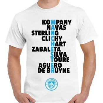 Playera Manchester City Logo Jugadores 2020