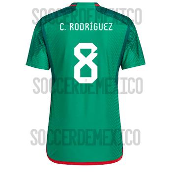 Jersey Selección Mexicana Local adidas 2022 Rodriguez