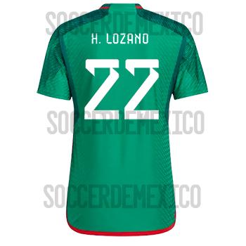 Jersey Selección Mexicana Home adidas 2022 Lozano